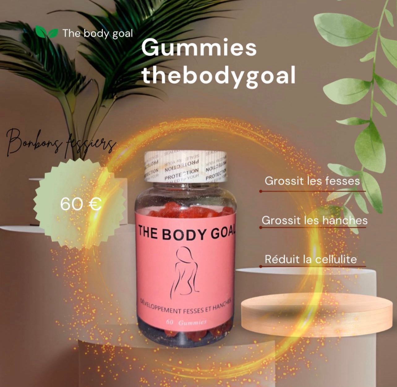 PRÉ-COMMANDE Gummies volume fesses hanches