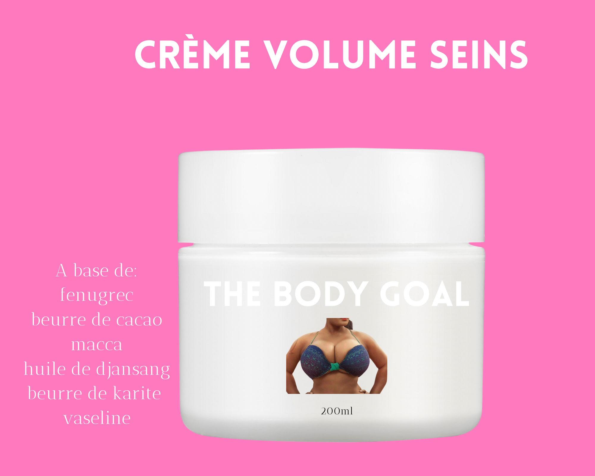 Crème volume seins